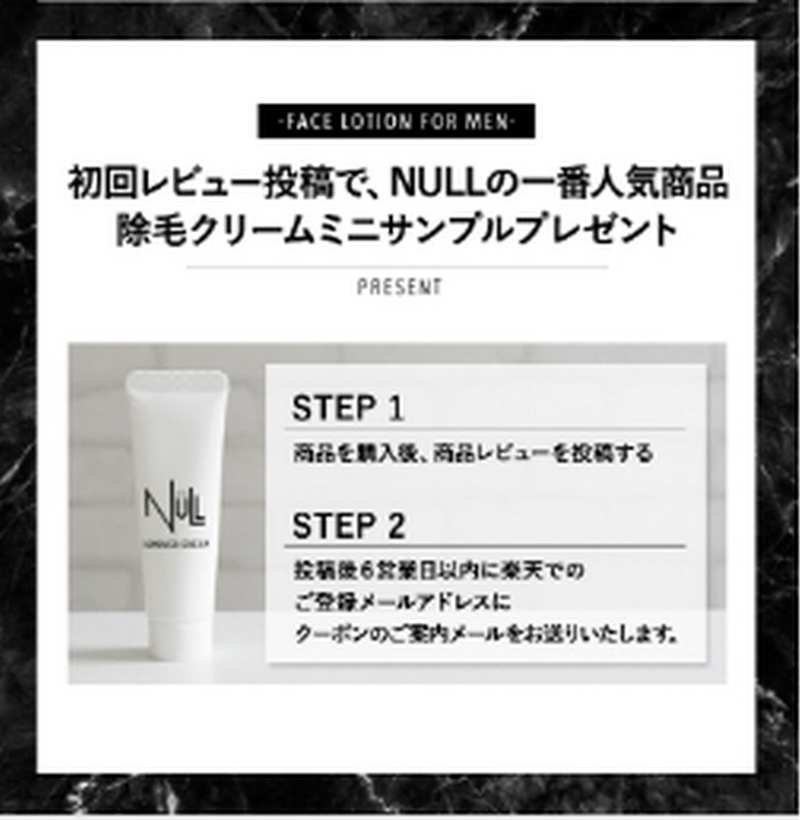 NULL �t�F�C�X���[�V�����ɂ���